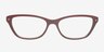 Ellery Burgundy AcetateEyeglass Frames from EyeBuyDirect, Front View