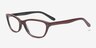 Ellery Burgundy AcetateEyeglass Frames from EyeBuyDirect, Angle View