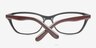Ellery Burgundy AcetateEyeglass Frames from EyeBuyDirect, Closed View