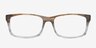 Adriel Brown & Clear AcetateEyeglass Frames from EyeBuyDirect, Front View