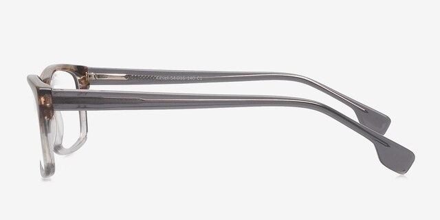 Adriel Brown & Clear AcetateEyeglass Frames from EyeBuyDirect, Side View