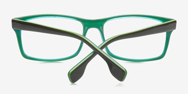 Adriel Olive AcetateEyeglass Frames from EyeBuyDirect, Closed View