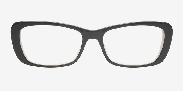 Adele Black Acetate Eyeglass Frames