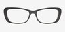 Adele Black AcetateEyeglass Frames from EyeBuyDirect, Front View
