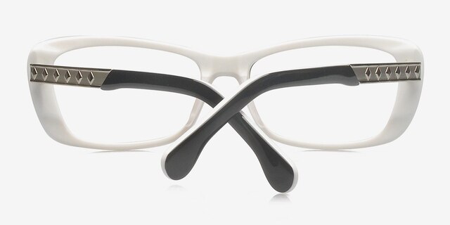 Adele Black AcetateEyeglass Frames from EyeBuyDirect, Closed View