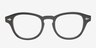 Ellington Black AcetateEyeglass Frames from EyeBuyDirect, Front View
