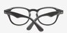 Ellington Black AcetateEyeglass Frames from EyeBuyDirect, Closed View