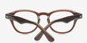 Ellington Brown AcetateEyeglass Frames from EyeBuyDirect, Closed View