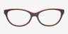 Adeline Purple AcetateEyeglass Frames from EyeBuyDirect, Front View