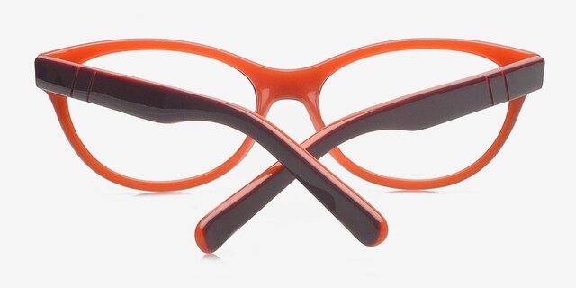 Adeline Purple AcetateEyeglass Frames from EyeBuyDirect, Closed View