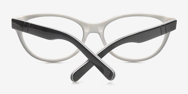 Adeline Black AcetateEyeglass Frames from EyeBuyDirect, Closed View