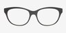 Adelyn Black AcetateEyeglass Frames from EyeBuyDirect, Front View