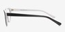 Adelyn Black AcetateEyeglass Frames from EyeBuyDirect, Side View