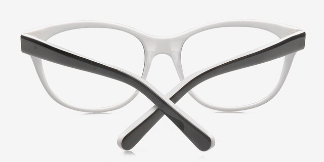 Adelyn Black AcetateEyeglass Frames from EyeBuyDirect, Closed View