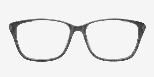 Adrienne Grey AcetateEyeglass Frames from EyeBuyDirect, Front View