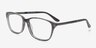 Adrienne Grey AcetateEyeglass Frames from EyeBuyDirect, Angle View