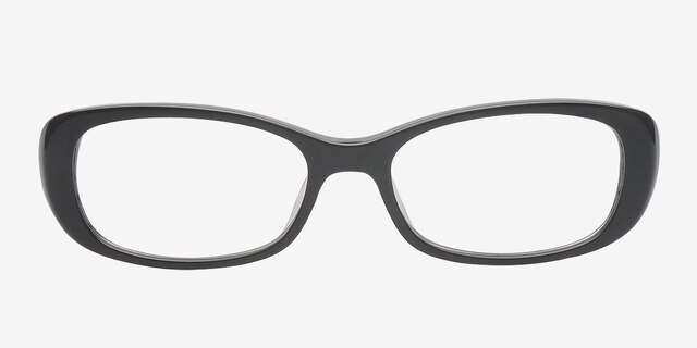 Emerson Black & Purple AcétateMontures de lunettes de vue d'EyeBuyDirect, Vue de Face