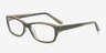 Aimee Olive AcetateEyeglass Frames from EyeBuyDirect, Angle View