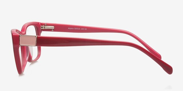 Aiyana Rose AcetateEyeglass Frames from EyeBuyDirect, Side View
