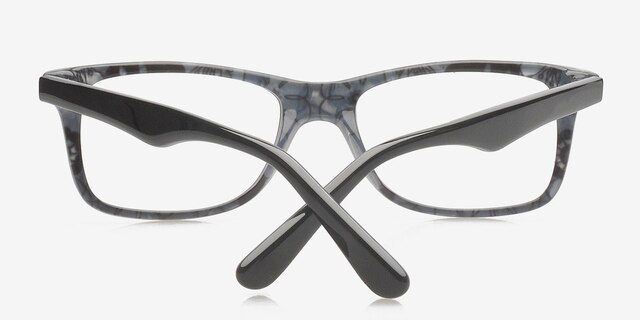 Akira Black AcetateEyeglass Frames from EyeBuyDirect, Closed View