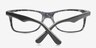 Akira Black AcetateEyeglass Frames from EyeBuyDirect, Closed View