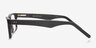 Aidyn Black AcetateEyeglass Frames from EyeBuyDirect, Side View