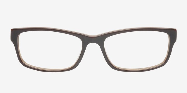 Jalen Brun AcétateMontures de lunettes de vue d'EyeBuyDirect, Vue de Face