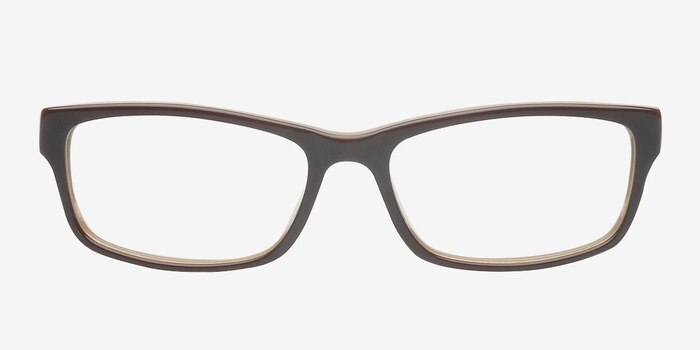 Jalen Brun Acétate Montures de lunettes de vue d'EyeBuyDirect