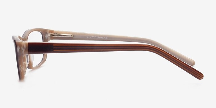 Jalen Brun Acétate Montures de lunettes de vue d'EyeBuyDirect