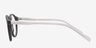 Jess Black AcetateEyeglass Frames from EyeBuyDirect, Side View