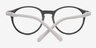 Jess Black AcetateEyeglass Frames from EyeBuyDirect, Closed View