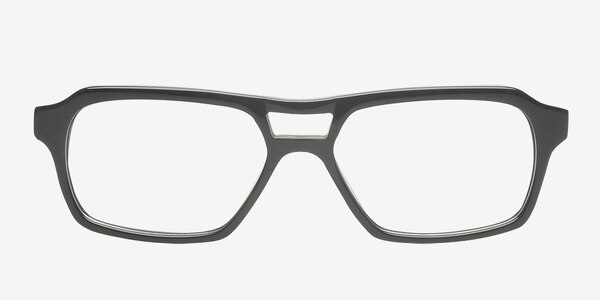 Justice Noir Acétate Montures de lunettes de vue
