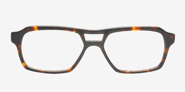 Justice Tortoise AcetateEyeglass Frames from EyeBuyDirect, Front View