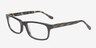 Kendall Black AcetateEyeglass Frames from EyeBuyDirect, Angle View