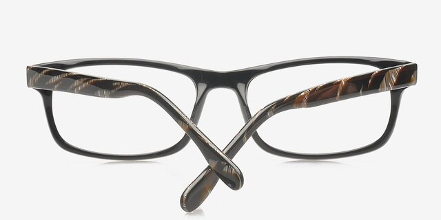 Kendall Black AcetateEyeglass Frames from EyeBuyDirect, Closed View