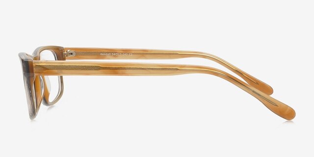 Kendall Brown AcetateEyeglass Frames from EyeBuyDirect, Side View