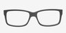Kennedy Noir AcétateMontures de lunettes de vue d'EyeBuyDirect, Vue de Face