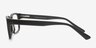 Kennedy Noir AcétateMontures de lunettes de vue d'EyeBuyDirect, Vue de Côté