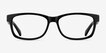 Kyle Black AcetateEyeglass Frames from EyeBuyDirect, Front View
