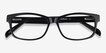 Kyle Black AcetateEyeglass Frames from EyeBuyDirect, Closed View