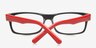 Lane Black AcetateEyeglass Frames from EyeBuyDirect, Closed View