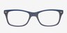 Morgan Bleu marine AcétateMontures de lunettes de vue d'EyeBuyDirect, Vue de Face