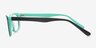 Morgan Black AcetateEyeglass Frames from EyeBuyDirect, Side View