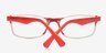 Parker Navy AcetateEyeglass Frames from EyeBuyDirect, Closed View