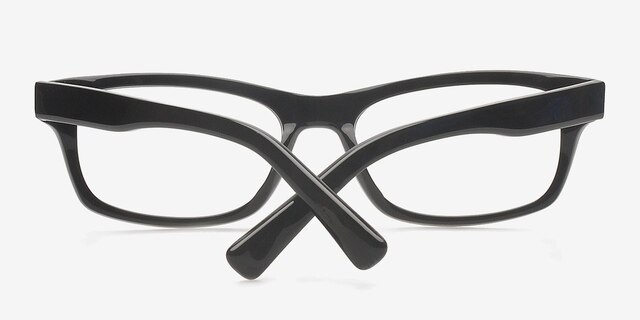Presley Black AcetateEyeglass Frames from EyeBuyDirect, Closed View