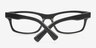 Presley Black AcetateEyeglass Frames from EyeBuyDirect, Closed View