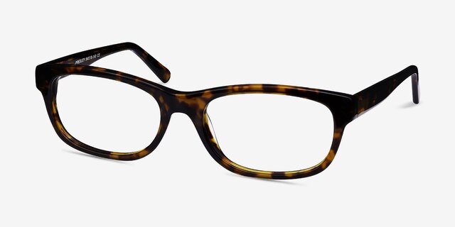 Presley Brown AcetateEyeglass Frames from EyeBuyDirect, Angle View