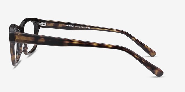 Presley Brown AcetateEyeglass Frames from EyeBuyDirect, Side View
