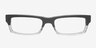 Reagan Noir AcétateMontures de lunettes de vue d'EyeBuyDirect, Vue de Face