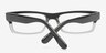 Reagan Noir AcétateMontures de lunettes de vue d'EyeBuyDirect, Vue Rapprochée